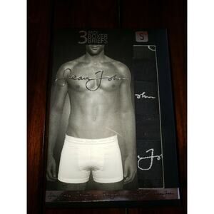 Sean John Men's 3-Pack Performance Boxer Briefs Black Style SJM8090 Size S